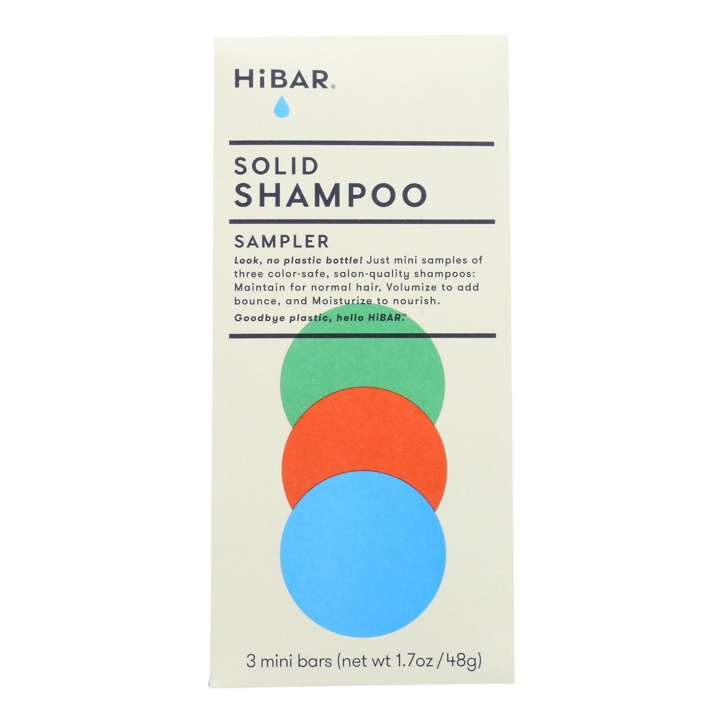 Hibar Inc - Muestrario de champú en miniaturas 3unid - 1 de c/u - 1.7 oz
