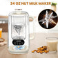 34oz Nut Milk Maker,8 in 1 Automatic Soy Milk Maker for Homemade Nut,Soy,Almond,Oat Milk,Fruit and Vegetable,Almond Milk Maker with Delay Start/Keep Warm/Self-Cleaning,White