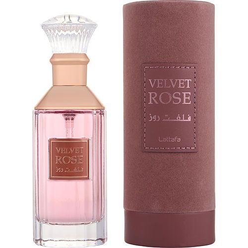 LATTAFA VELVET ROSE de Lattafa EAU DE PARFUM SPRAY 3.4 OZ