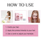 Wiieey Cherry Blossom Hair Stick, permanente y rizos, tratamiento capilar hidratante y suavizante para eliminar el encrespamiento