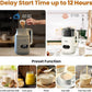 34oz Nut Milk Maker,8 in 1 Automatic Soy Milk Maker for Homemade Nut,Soy,Almond,Oat Milk,Fruit and Vegetable,Almond Milk Maker with Delay Start/Keep Warm/Self-Cleaning,White