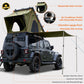 Explorer Plus Tienda de Techo Rígida con Toldo Lateral, Salida de Aire Acondicionado con Soporte, Portaequipajes y Cortina de Lluvia de Malla Reemplazable, Tienda para Caja de Camioneta para Camping, Tienda de Techo para SUV con Apertura Automática