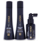 Kit de Viaje Serie Volumen de Helis Gold para Unisex - Acondicionador Ligero de 3.3oz, Champú Voluminizador de 3.3oz, Revitalizador para Cuero Cabelludo y Cabello Antídoto de 1.7oz