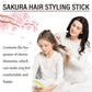 Wiieey Cherry Blossom Hair Stick, permanente y rizos, tratamiento capilar hidratante y suavizante para eliminar el encrespamiento