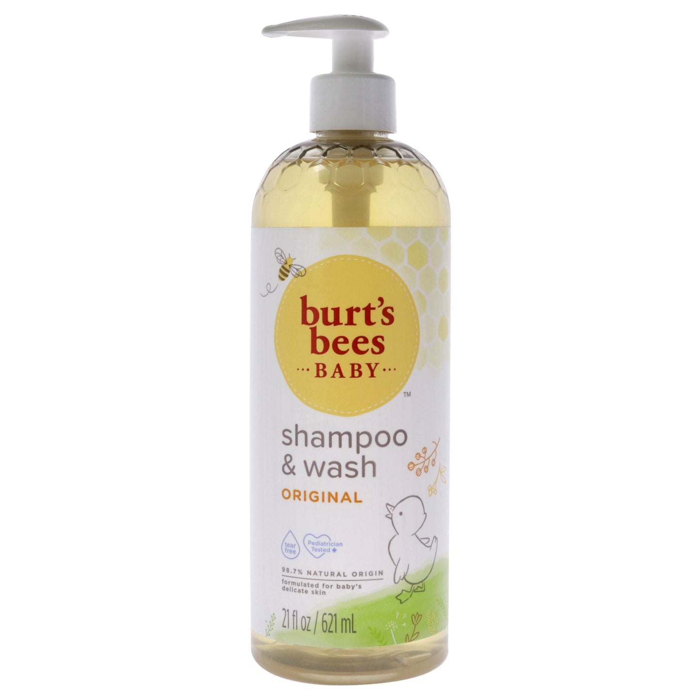 Champú y Gel de Baño Original Baby Bee de Burts Bees para Niños - Champú y Gel de Baño de 21 oz