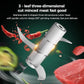 Mini Electric Garlic Chopper, Food Processors Small, Garlic Mincer Crusher Vegetable Chopper, Meat Grinder Masher Kitchen Tool, Portable Blender for Onion, Ginger, Veggie, Spice, Herb, Fruit, Nuts