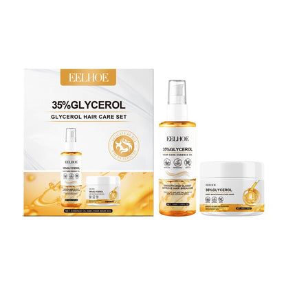 EELHOE Glicerina Nutritiva para el Cuidado del Cabello, Set para Reparar el Cabello Seco y para la Hidratación del Cabello