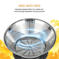 87043565 1100W household centrifugal juicer multi-function electric juicer 2.5L slag cup does not contain BPA fruit and vegetable juice, modern vertical mixing kitchen juicer, secondary mechanical