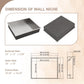 Brushed Stainless Steel Wall Shower  Niche , Double Recessed Shower Shelf for Bathroom