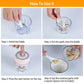 Mini Electric Garlic Chopper 8.45OZ Cordless Garlic Mincer Food Chopper