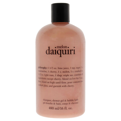 Champú, gel de baño y ducha Melon Daiquiri de Philosophy para Unisex - Gel de ducha de 16 oz