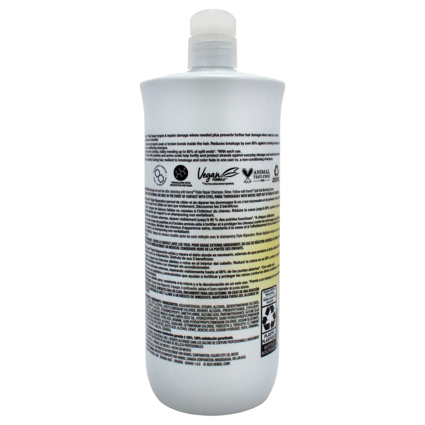 Acondicionador Triple Reparación de Kenra para Unisex - Acondicionador de 33.8 oz