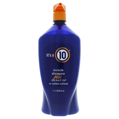 Milagro Champú Más Keratina de It's A 10 para Unisex - Champú de 33 oz
