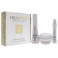 El kit de viaje Revival Series de Helis Gold unisex - 3 piezas: champú revitalizante de 3.3oz, mascarilla reestructurante de 3.3oz, crema Crystal de 1oz