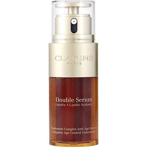 Clarins by Clarins Double Serum (Sistema Hídrico + Lipídico) Concentrado Antiedad Completo --30ml/1oz