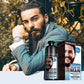 Champú Tinte para Barba para Hombres, Tinte Permanente Natural para Barba, Tiñe el Cabello en Minutos, Larga Duración, 200 ml, Cuidado Capilar Tinte Negro