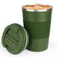 1pc; Stainless Steel Vacuum Insulated Tumbler; Coffee Travel Mug Spill Proof With Lid; T hermos Cup For Keep Hot/Ice Coffee; Tea And Beer