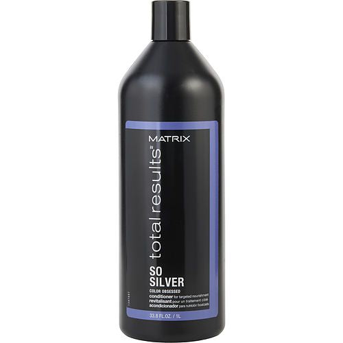 TOTAL RESULTS by Matrix SO SILVER ACONDICIONADOR COLOR OBSESSED 33.8 OZ
