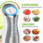 Hand Blender;  5 in 1 Multi-Purpose Immersion Blender set;  1100 watts 12 Adjustable Speed Stick Blender;  600ml Beaker;  500ml Food Processor Container;  Egg Whisk;  Milk Frother Attachments;  White