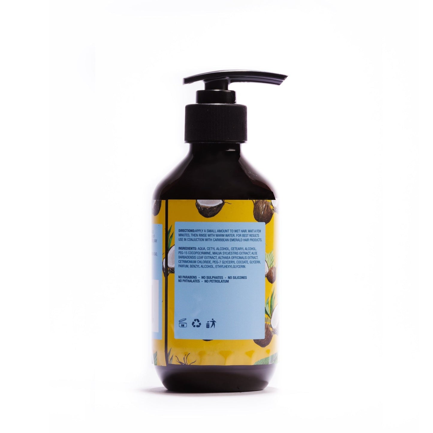 Acondicionador de coco para cabello rizado