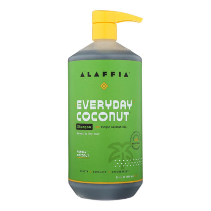 Alaffia - Champú diario - Coco y jengibre - 32 fl oz.