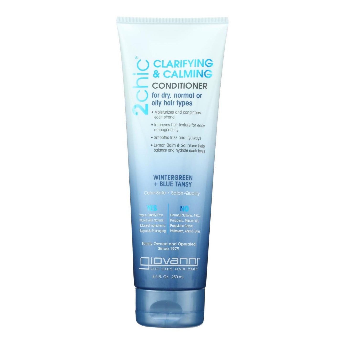 Giovanni Hair Care Products - Acondicionador 2chic Purificante/Calmante - 1 Unidad - 8.5 Fl Oz