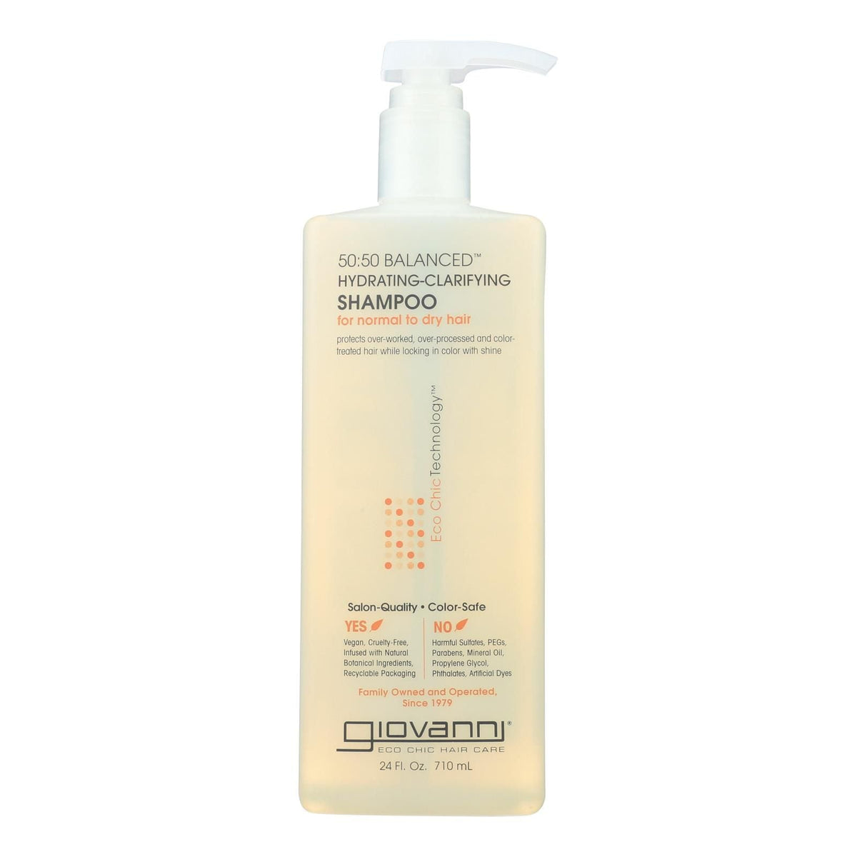 Giovanni Hair Care Products - Champú 50:50 Balance Hidratante - 24 Fl Oz