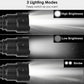 LED Rechargeable Flashlight Zoomable Aluminum Alloy Flashlight Torch