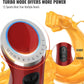 KOIOS 5-in-1 Hand Immersion Blender, 1000W 12 Speed Handheld Blender, Copper Motor Stainless Steel Blade Stick Blender,600ml Mixing Beaker,500ml Food Processor, Whisk, Milk Frother, B PA-F ree, Red