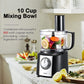 Multifunctional 600W 10Cup Classic Compact Food Processor Chef Machine Mixer Blender