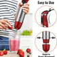 KOIOS 5-in-1 Hand Immersion Blender, 1000W 12 Speed with Turbo Mode Handheld Blender, Copper Motor Stainless Steel Blade Stick Blender,600ml Mixing Beaker,500ml Food Processor, Whisk, Milk Frother