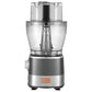 VEVOR Food Processor, 14-Cup Vegetable Chopper for Chopping, Mixing, Slicing, Puree, and Kneading Dough, 650 Watt Stainless Steel Blade Professional Electric Food Chopper, Easy Assembly & Clean, Gray
