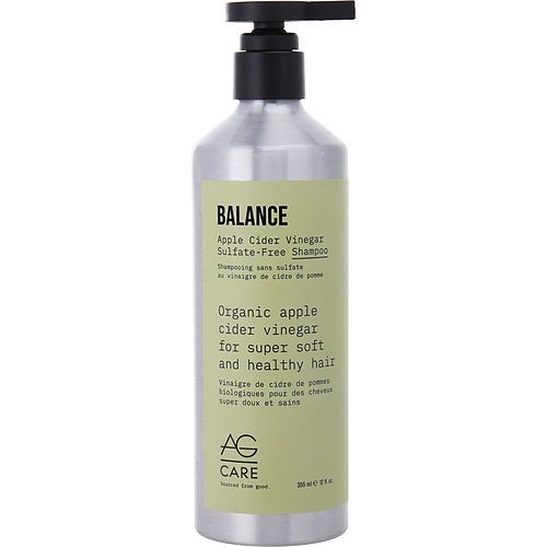 AG HAIR CARE por AG Hair Care BALANCE CHAMPÚ SIN SULFATOS DE VINAGRE DE MANZANA 12 OZ