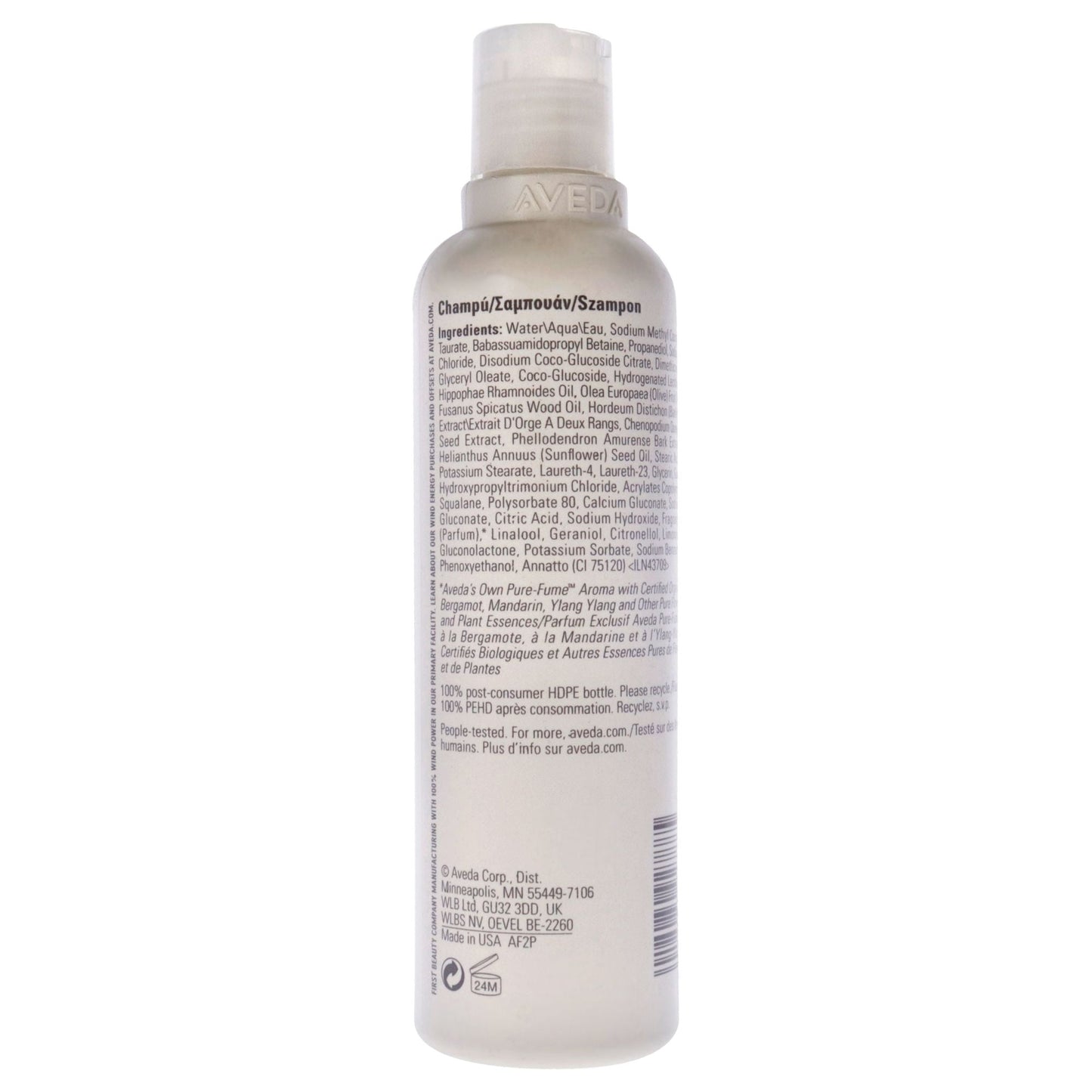Champú reestructurante Damage Remedy de Aveda para unisex - Champú de 250 ml