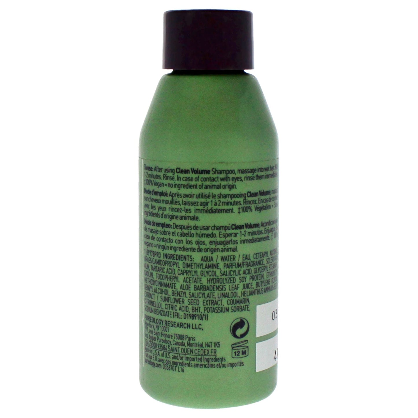 Acondicionador Clean Volume de Pureology para Unisex - Acondicionador de 1.7 oz