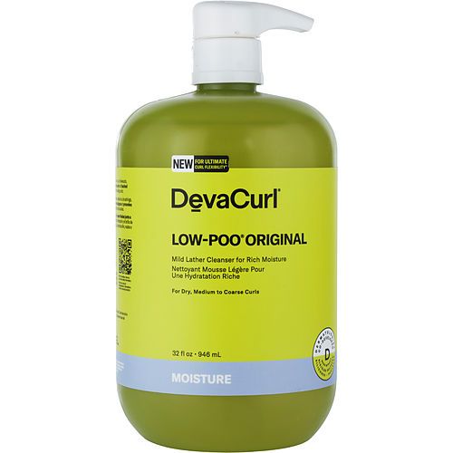 DEVA by Deva Concepts CURL LOW POO ORIGINAL LIMPIADOR SUAVE BAJA ESPUMA 32 OZ (EL EMPAQUE PUEDE VARIAR)