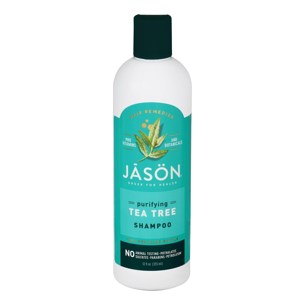 Jason Natural Products - Champú Purificante de Árbol de Té - 1 Unidad 1-12 Oz