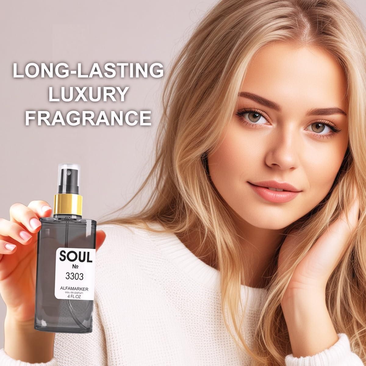 SOUL Inspired by Jadore Spray 4.0 Fl Oz 120 ml Perfume for Women Eau de Parfum Long Lasting Fragrance