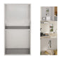 Brushed Stainless Steel Wall Shower  Niche , Double Recessed Shower Shelf for Bathroom