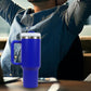 40oz V2 large capacity tumbler,  With Handle And Straw Lid, Insulated Reusable Stainless Steel Water Bottles Travel Mug Coffee Cup car cup water cup For Men Women Outdoor Camping Driving, gift