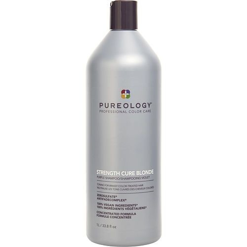 PUREOLOGY de Pureology STRENGTH CURE BLONDE CHAMPÚ MORADO 33.8 OZ