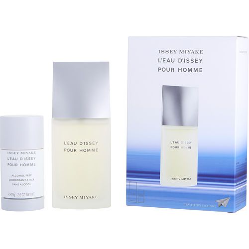 L'EAU D'ISSEY de Issey Miyake EDT SPRAY 2.5 OZ Y DESODORANTE EN BARRA SIN ALCOHOL 2.6 OZ