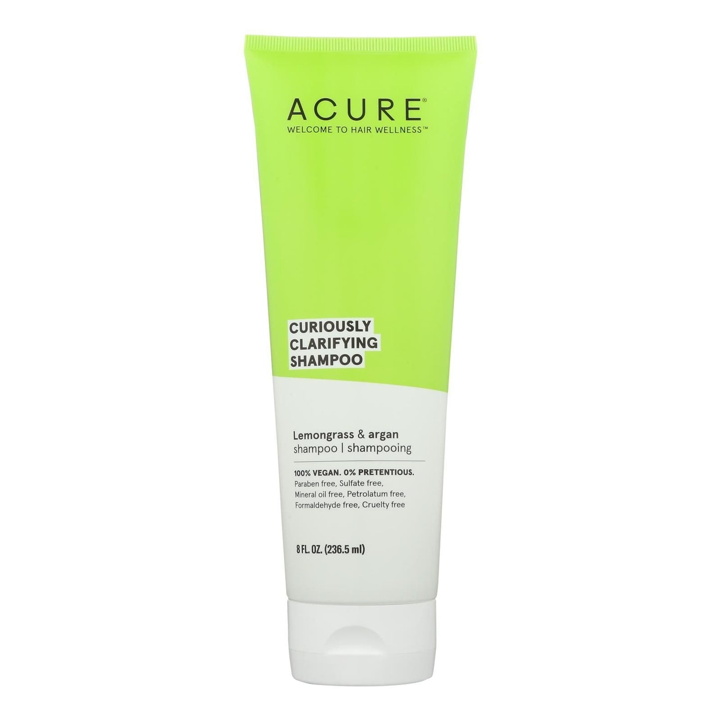 Acure - Champú Clarificante de Hierba Limón - 1 Unidad - 8 Fl Oz