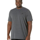 adidas mens FR Tee Dark Grey Heather/Black Small