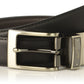 Nike Mens Swoosh Laser Loop Reversible Belt Black/Brown 42