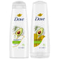 Dove Set de Champú y Acondicionador Hidratante Definición y Fuerza para Rizos – Productos para el Cabello Rizado para Mujer 355ml c/u
