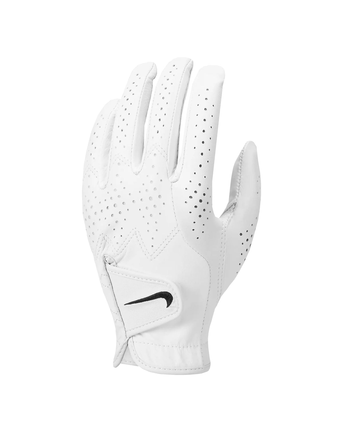 Guante de golf Nike Womens Tour Classic IV para mano izquierda blanco | blanco | negro mediano