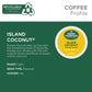 Green Mountain Coffee Roasters Island Coconut, Cápsulas K-Cup de Keurig de Una Sola Porción, Café Tostado Ligero Saborizado, 24 Unidades (Paquete de 1)