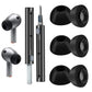 Puntas de Espuma para Samsung Galaxy Buds3 Pro - Máxima Comodidad y Ajuste Inquebrantable con Puntas de Espuma con Memoria para Auriculares Puntas de Repuesto para Auriculares con Lápiz de Limpieza - M