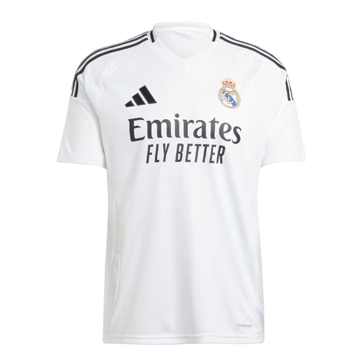 Camiseta adidas Real Madrid Primera Equipación 2024/25 para hombre (EE. UU. Talla Pequeña Regular Blanco)